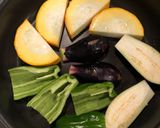 ゴマ香る!夏野菜グリルを坦々肉味噌で頂く作り方8写真