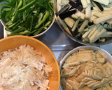 ナスと油揚げとえのきの沙茶醤炒め作り方1写真