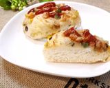 野菜とハムのお惣菜パン作り方12写真
