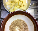 じゃがいもと白ごまの炊き込みご飯作り方1写真