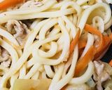 ガーリック焼きうどん★キムチ風味作り方4写真