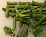 ☘空芯菜チーズ☘作り方1写真