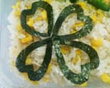 ♡♡♡ハートまみれ2段海苔弁♡♡♡作り方6写真