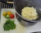 スプーンで食べる冷やし麺のリゾット風作り方1写真