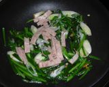 にらたま焼きうどん 作り方2写真