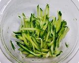 塩ナムルのせ冷やしぶっかけ塩らーめん作り方2写真