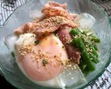 夏はやっぱり冷やしで！ベーコンエッグ麺作り方5写真