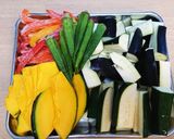 野菜が美味しい！夏野菜の黒酢あんかけ♪作り方1写真