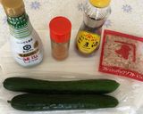 キュウリのキンピラ〜(o˘◡˘o)♡作り方1写真