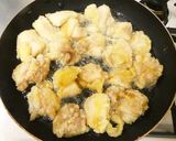 鶏もも肉の塩唐揚げ。カレーチーズがけ！作り方11写真