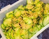 海外で作る★胡瓜としょうがの酢の物作り方8写真
