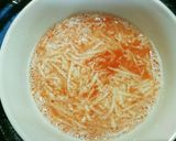 そうめんつゆ♥さっぱり満腹 長イモたらこ作り方5写真