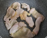 鶏皮を使った中華風野菜炒め作り方1写真