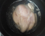 たたききゅうりと蒸し鶏のねぎソースがけ作り方2写真