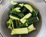 たたききゅうりと蒸し鶏のねぎソースがけ作り方4写真