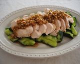 たたききゅうりと蒸し鶏のねぎソースがけ作り方6写真