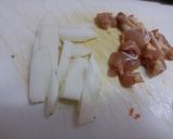 長芋と鶏肉のお吸い物作り方1写真