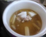 長芋と鶏肉のお吸い物作り方2写真