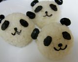 黒豆で簡単♪パンダおにぎり☆キャラ弁☆作り方5写真