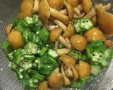 さらっとネバネバ♪オクラなめこ作り方5写真
