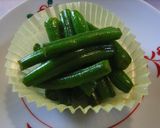 簡単お弁当のおかず　緑のおかず作り方16写真