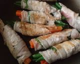 にんじんといんげんの肉巻き作り方3写真