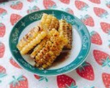 キレイに食べれる♪とうもろこしのカット法作り方8写真