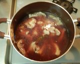 ただ煮るだけ！スペイン風豚足の赤ワイン煮作り方3写真