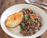 お肉を叩いて作る絶品！ガパオライス　作り方12写真