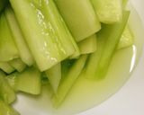 おばけきゅうり・酢漬けで保存食作り方3写真