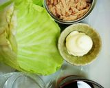 そうめんつゆ♥マヨ好きに！コールスロー風作り方1写真