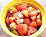 レンジで簡単！イカとナスの旨トマト煮作り方4写真