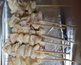 鶏皮とにんにく串 蒲焼のタレで作り方4写真