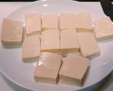 豆腐ニラひき肉のあまじょっぱにんにく炒め作り方5写真