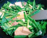 豆腐ニラひき肉のあまじょっぱにんにく炒め作り方10写真