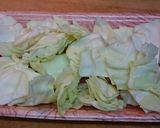 キャベツの酢醤油ドレッシング和え作り方1写真