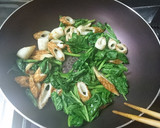 ちくわとほうれん草のめんつゆ炒め作り方3写真