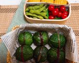 スイスチャードのおにぎり白だし風味作り方7写真