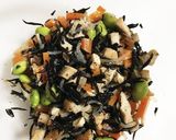 *簡単!ひじきの煮物で炊き込みご飯*作り方2写真
