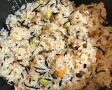 *簡単!ひじきの煮物で炊き込みご飯*作り方5写真
