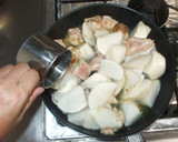 皮つき大根と鶏もも肉の煮物♪簡単作り方5写真