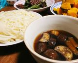 じゅわっと茄子の絶品つけうどん作り方5写真