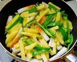 じゃが芋とピーマンのカレーソース炒め作り方6写真