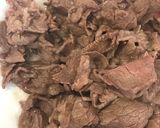牛ロースのみぞれ煮作り方1写真