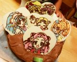 キャラクターケーキチョコプレートの作り方作り方8写真