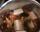 豆腐とキムチのチゲスープ作り方1写真