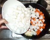 大根人参のカレースープ煮♪簡単カレー粉で作り方5写真