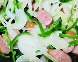 ナポリタン風ガーリックトマトソースパスタ作り方2写真
