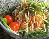 簡単！北海道発♪本格ピリ辛ラーメンサラダ作り方3写真