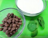 ＊チョコミントドリンク＊作り方1写真